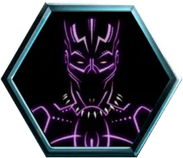 Black Panther (Negative Space) avatar - Marvel Snap