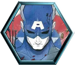 Captain America (Peach Momoko) avatar - Marvel Snap