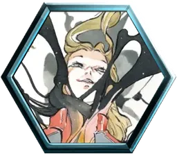 Captain Marvel (Peach Momoko Nightmare) avatar - Marvel Snap