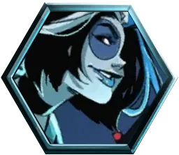 Domino (Erica D'Urso) avatar - Marvel Snap