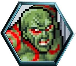 Drax (Pixel) avatar - Marvel Snap