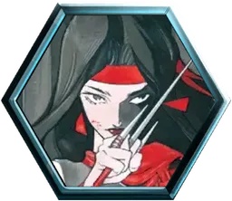 Elektra (Peach Momoko) avatar - Marvel Snap