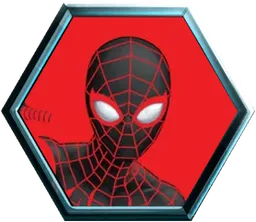 Miles Morales Spider-Man (Negative Space) avatar - Marvel Snap