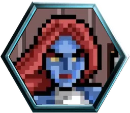 Mystique (Pixel) avatar - Marvel Snap
