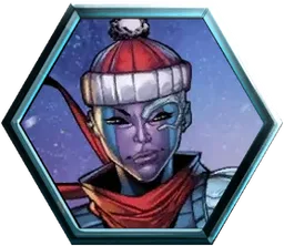 Nebula (Winter Vacation) avatar - Marvel Snap