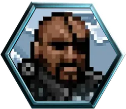 Nick Fury (Pixel) avatar - Marvel Snap