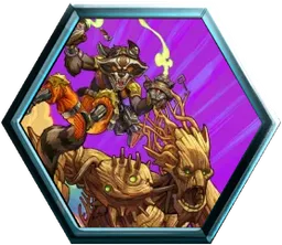 Rocket and Groot (Gustavo Pelissari) avatar - Marvel Snap