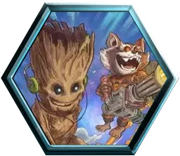 Rocket and Groot (Patrick Ballesteros) avatar - Marvel Snap
