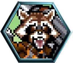 Rocket Raccoon (Pixel) avatar - Marvel Snap