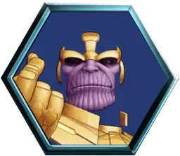 Thanos (Negative Space) avatar - Marvel Snap
