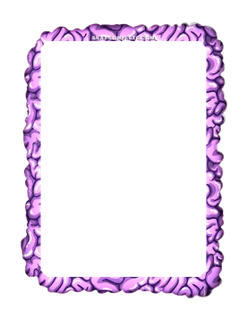 Purple Brains Border Marvel Snap card border art
