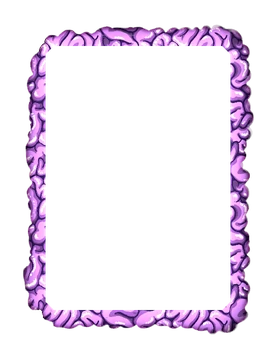 Purple Brains Border Marvel Snap card border art