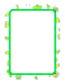 Halloween Stickers Border Marvel Snap card border art