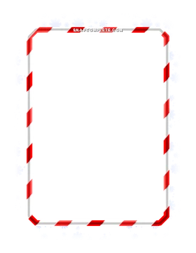 Candy Cane Border Marvel Snap card border art