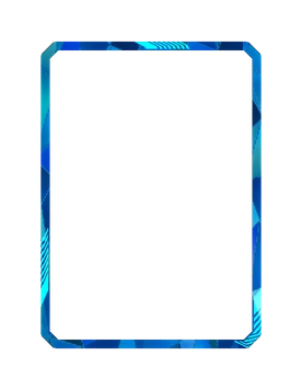 Chromatic Blue Border Marvel Snap card border art