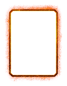 Orange Cosmic Border Marvel Snap card border art