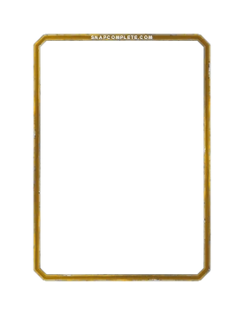 Gold Distressed Border Marvel Snap card border art