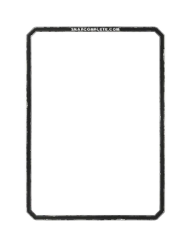 Grey Distressed Border Marvel Snap card border art
