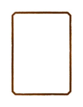 Orange Distressed Border Marvel Snap card border art