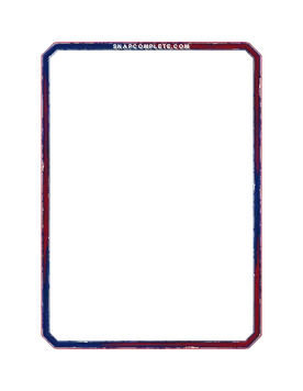 Patriotic Distressed Border Marvel Snap card border art