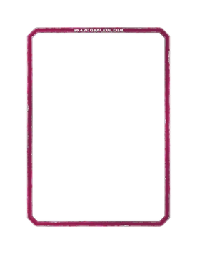 Pink Distressed Border Marvel Snap card border art