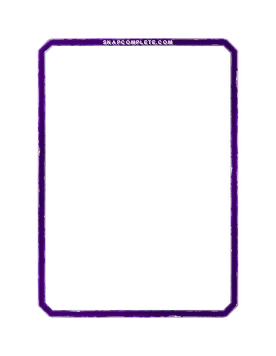 Purple Distressed Border Marvel Snap card border art