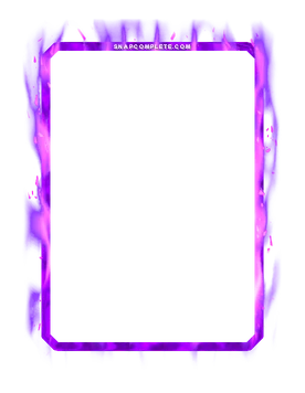 Purple Fire Border Marvel Snap card border art