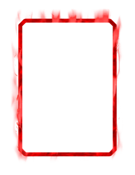 Red Fire Border Marvel Snap card border art