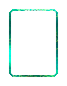 Green Glyphs Border Marvel Snap card border art