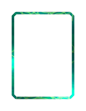 Green Glyphs Border Marvel Snap card border art