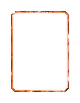 Copper Metallic Border Marvel Snap card border art