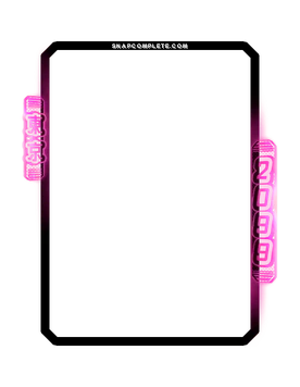 Neon Nights Border Marvel Snap card border art