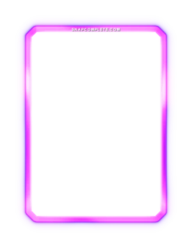 Purple Neon Border Marvel Snap card border art