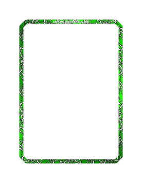 Green Web Border Marvel Snap card border art