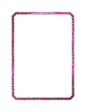 Pink Web Border Marvel Snap card border art