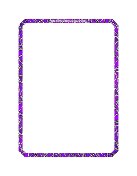 Purple Web Border Marvel Snap card border art