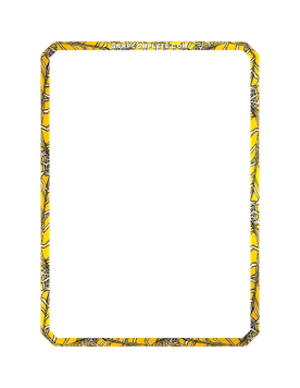 Yellow Web Border Marvel Snap card border art