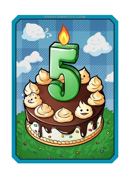 Second Dinner 5 Year Cardback card back