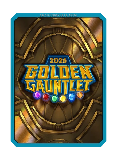 Golden Gauntlet 2026 card back