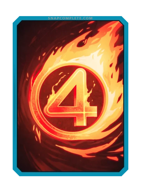 Human Torch First Steps card back