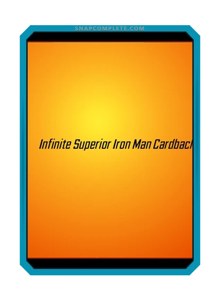 Infinite Superior Iron Man card back