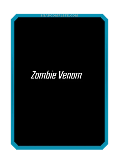 Zombie Venom card back