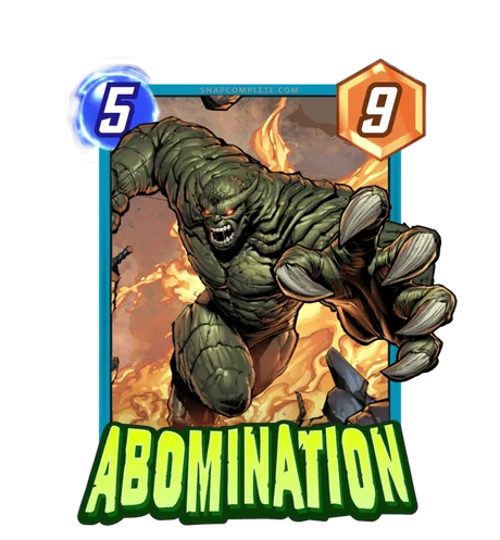 Abomination Marvel Snap card art