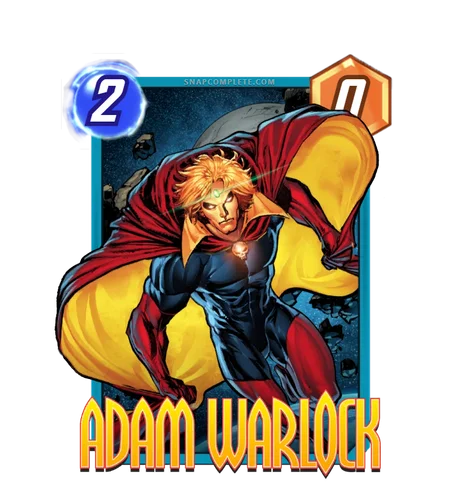 Adam Warlock Marvel Snap card art
