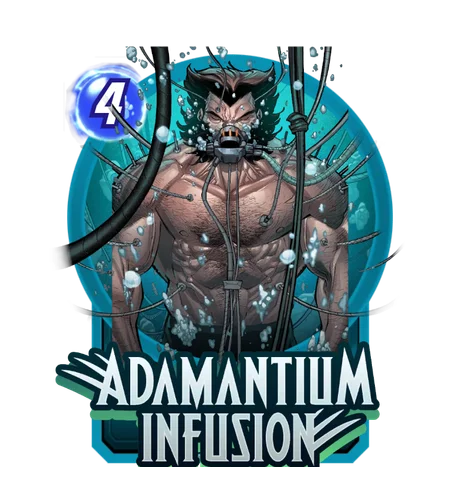 Adamantium Infusion Marvel Snap card art