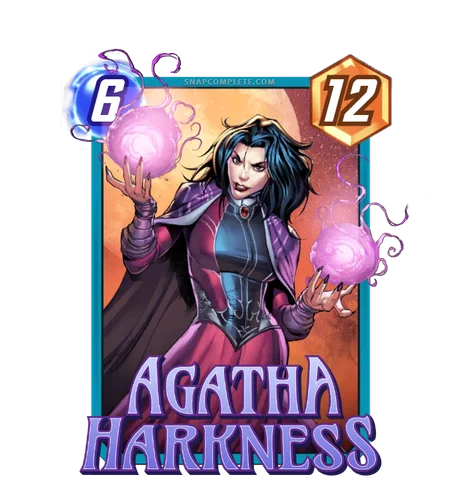 Agatha Harkness Marvel Snap card art