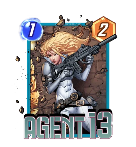 Agent 13 Marvel Snap card art