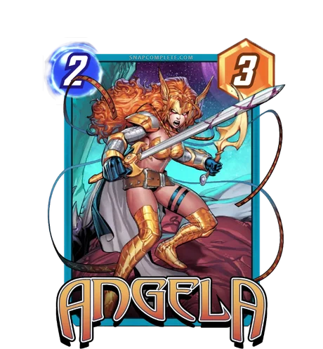 Angela Marvel Snap card art