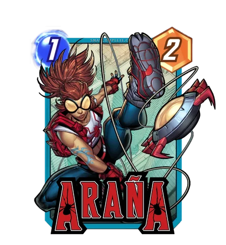 Araña Marvel Snap card art
