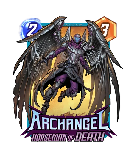Archangel Horseman of Death Marvel Snap card art